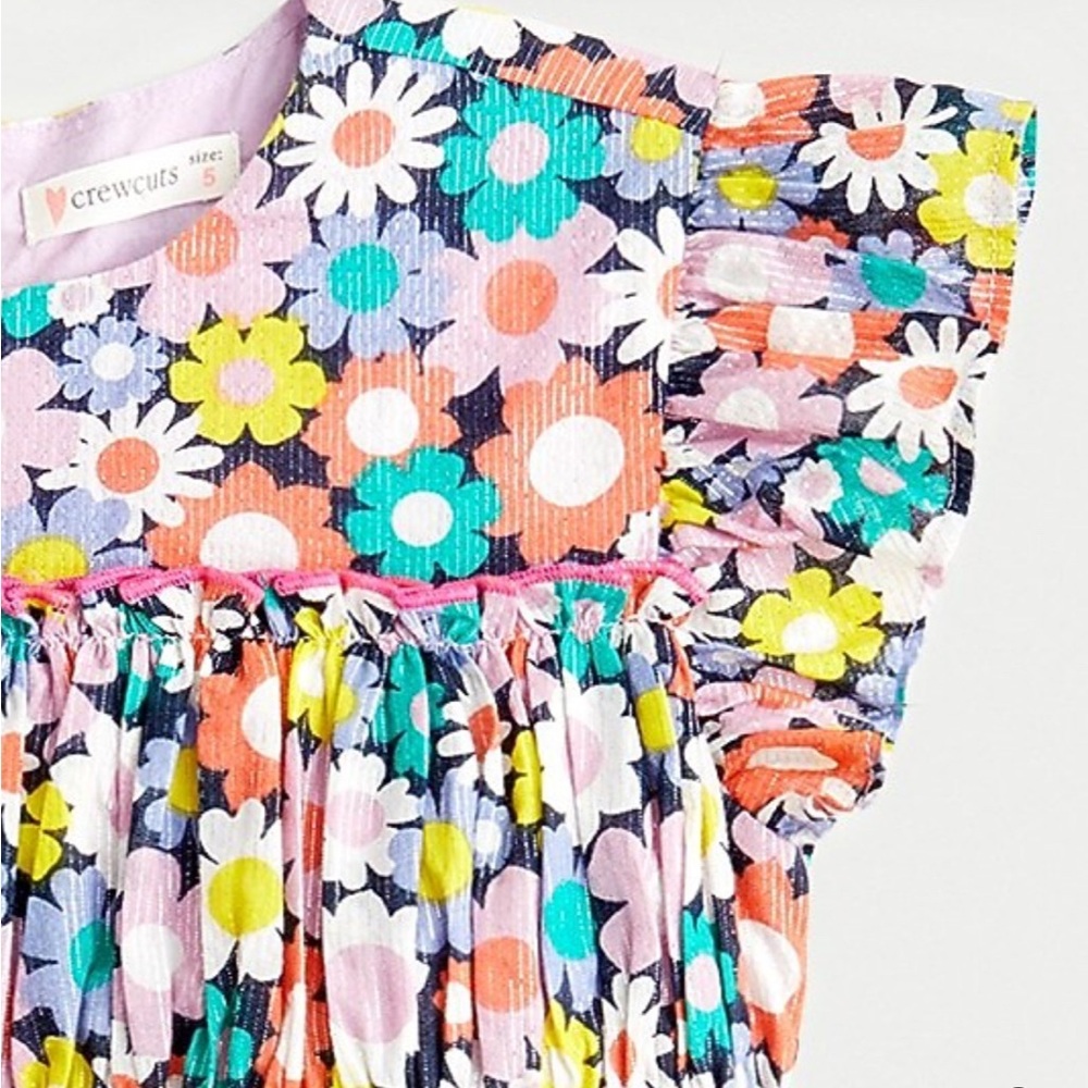 J Crew girls floral dress